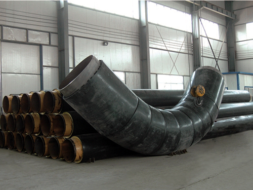 Large diameter anti-corrosion bend pipe